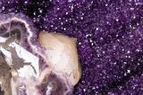 Giant Amethyst Geode with Metal Stand - Top Quality #232776-6